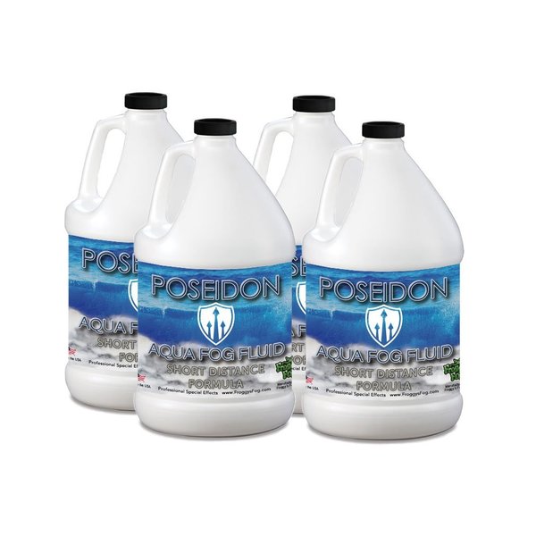 Froggy'S Fog Poseidon Aqua Fog Fluid - Short Distance Formula - 4 Gallon Case PAF-SD-4